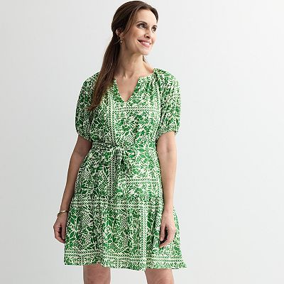 donna ricco fit and flare dress Floral Jacquard Fit & Flare Midi Dress (Women)