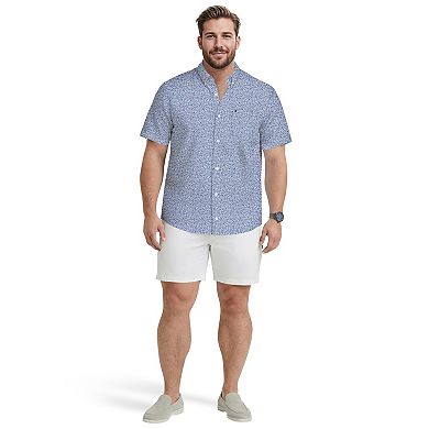 Big & Tall IZOD Breeze Short Sleeve Button Down Shirt