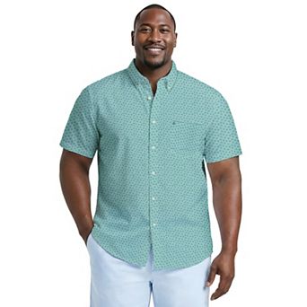 Big & Tall IZOD Breeze Short Sleeve Button Down Shirt