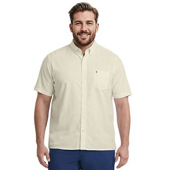 Big & Tall IZOD Breeze Short Sleeve Button Down Shirt