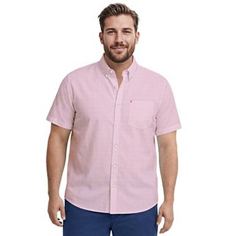 Big & Tall IZOD Breeze Short Sleeve Button Down Shirt
