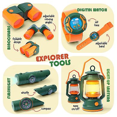 CraftBud 18 Pc Kids Campaign Play Set