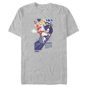 Big & Tall Sonic The Hedgehog Graphic Short Sleeve Crew Tee