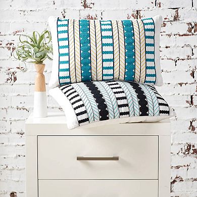 Carol & Frank Marti Boho Embroidered Throw Pillow