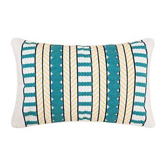 Carol & Frank Marti Boho Embroidered Throw Pillow