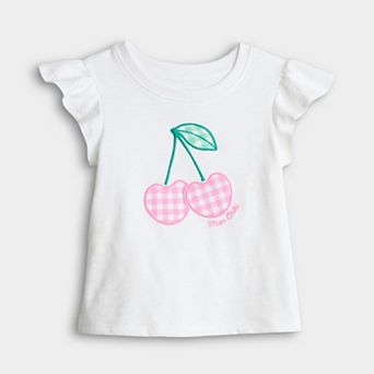 Girls 4-12 Jumping Beans® Flutter Embellished T-Shirt