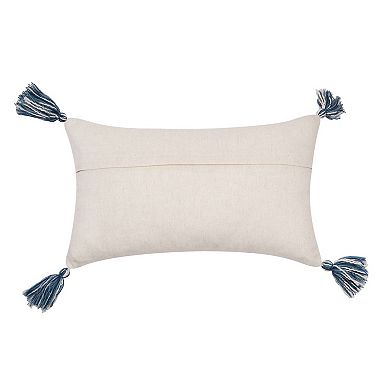 Carol & Frank Bray Floral Tassel Throw Pillow