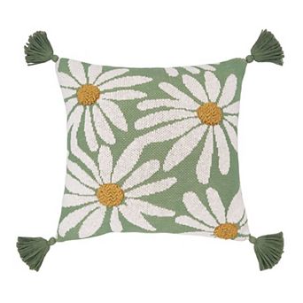 Carol & Frank Daisy Floral Throw Pillow