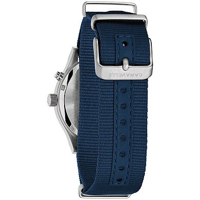 Caravelle by Bulova Men's Glow-in-the-Dark Nylon Strap Watch