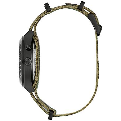 Caravelle by Bulova Men's Vintage Stainless Steel Nylon Strap Watch