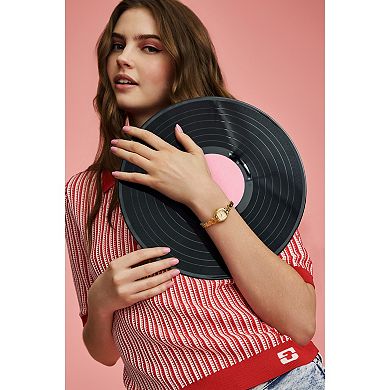 Caravelle Women's Vintage Classic Gold Tone Stainless Steel Expansion Bracelet Watch - 44L267