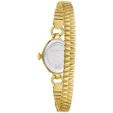 Caravelle Women's Vintage Classic Gold Tone Stainless Steel Expansion Bracelet Watch - 44L267