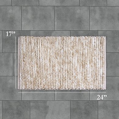 French Connection Chunky Chenille Bath Mat