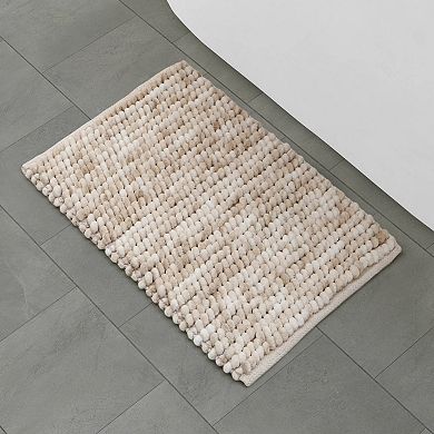 French Connection Chunky Chenille Bath Mat