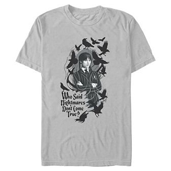 Men's Wednesday Who Said Nightmares Don't Come True Graphic Tee