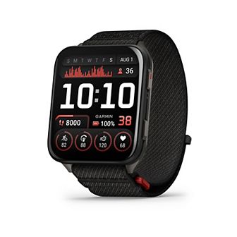 Garmin Venu X1 Titanium Caseback ComfortFit Nylon Band Smartwatch