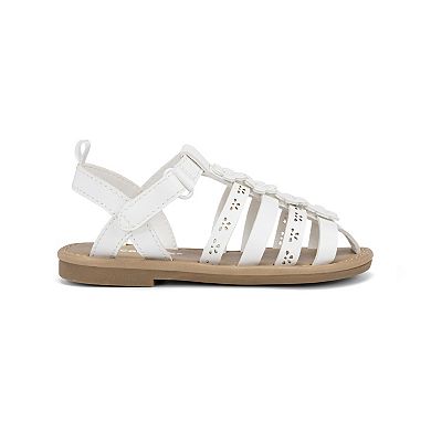 Carter's Akito Toddler Girls Floral Accent Slingback Sandals