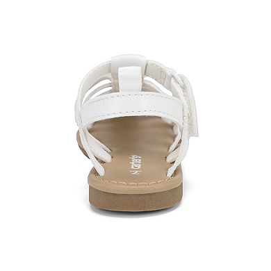 Carter's Akito Toddler Girls Floral Accent Slingback Sandals