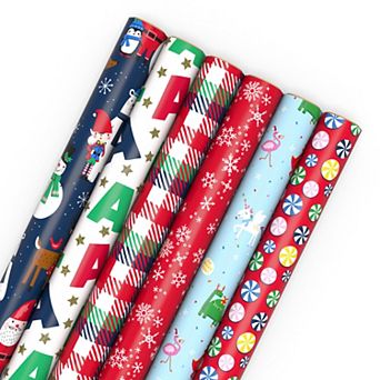 Hallmark 6 pk Christmas Wrapping Paper