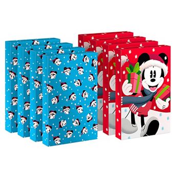 Hallmark 8 pc Disney's Mickey Mouse Christmas Shirt Boxes with Lids