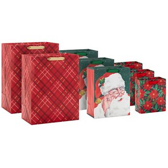 Hallmark 8 pk Assorted Christmas Gift Bags