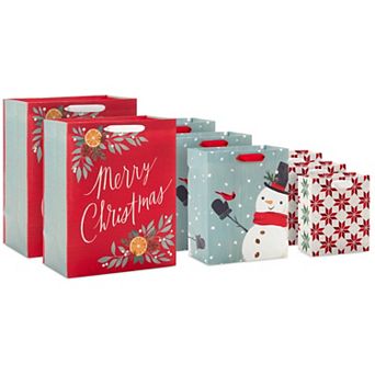 Hallmark 8 pk Christmas Gift Bag Assortment