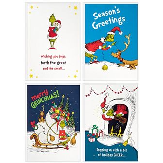 Hallmark 24 pc Dr. Seuss Holiday Cheer Boxed Christmas Card Assortment