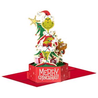 Hallmark Dr. Seuss Grinch Pop-Up Christmas Card Merry Grinchmas