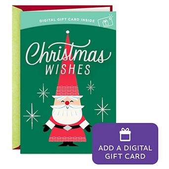 Hallmark Santa Christmas Wishes Card