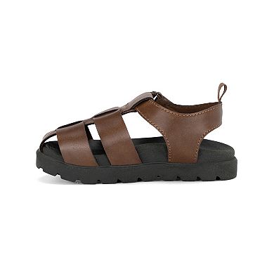 OshKosh B'gosh® Ivan Todder Boys Adjustable Strap Closed-Toe Sandals