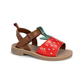 OshKosh B'gosh® Gia Toddler Girls Slip-On Sandals With Bow Accent