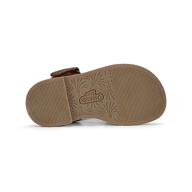 OshKosh B'gosh® Gia Toddler Girls Slip-On Sandals With Bow Accent