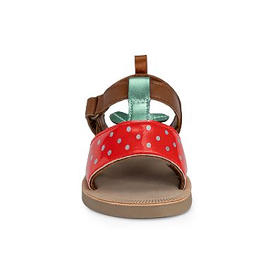 OshKosh B'gosh® Gia Toddler Girls Slip-On Sandals With Bow Accent