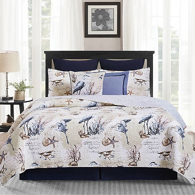 C&F Home Brunswick Heron Coastal Throw Pillow