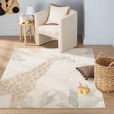 Town & Country Jungle Giraffe Kids Area Rug