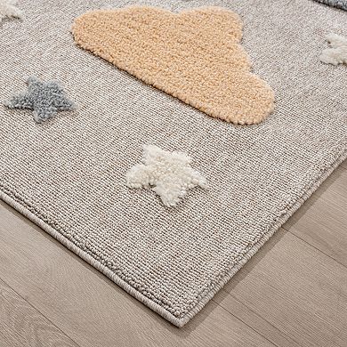 Town & Country Starlight Unicorn Dream Soft Plush Kids Area Rug