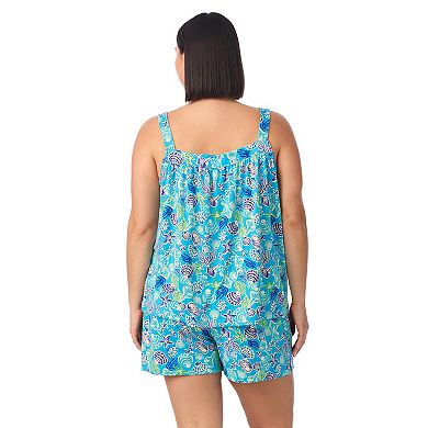 Plus Size Cuddl Duds® 2-Piece Pajama Tank Top & Pajama Shorts Set