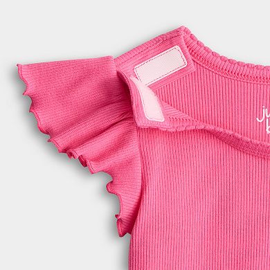 Toddler & Girls 4-12 Jumping Beans® Physical Adaptive Flutter Sleeve Rib T-Shirt