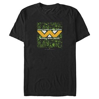 Big & Tall Alien Earth Weyland Yutani Corp Graphic Tee