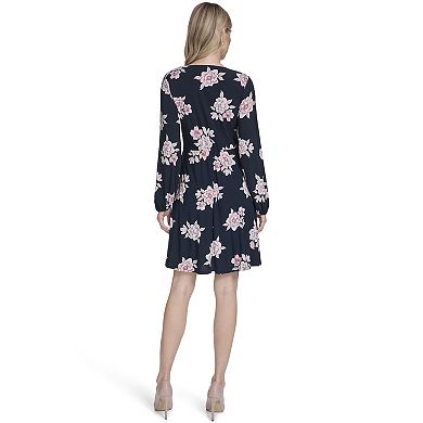 Women's Harper Rose Long Sleeve Fit & Flare Dress
