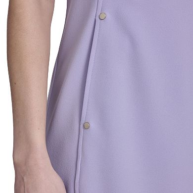 Women's Andrew Marc Sleeveless Shift Dress with Side Pockets