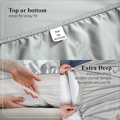 SUPERIOR Apus Cotton 500 Thread Count Deep Pocket Sheet Set