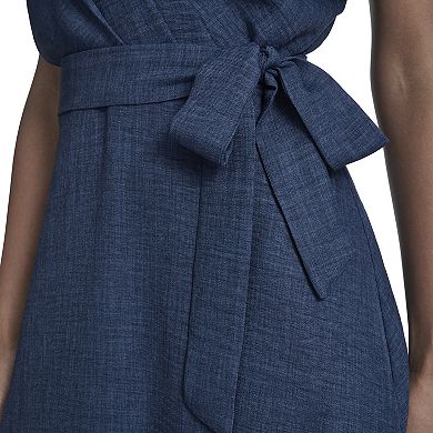 Women's Harper Rose Crossover Flutter Sleeve Midi Dress