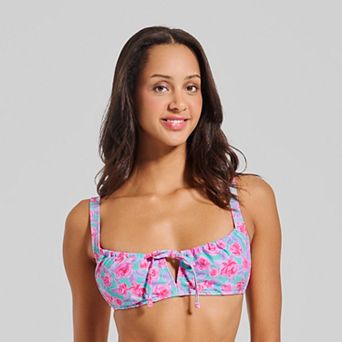Juniors' Ninety-Nine° Front Tie Swim Top