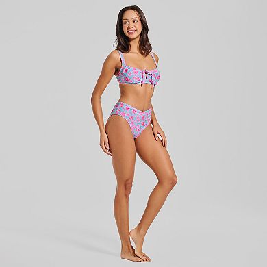 Juniors' Ninety-Nine Front Tie Swim Top