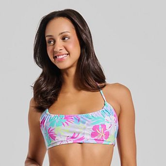 Juniors' Ninety-Nine° Reversible Halter Midkini Swim Top