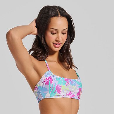 Juniors' Ninety-Nine° Reversible Halter Midkini Swim Top