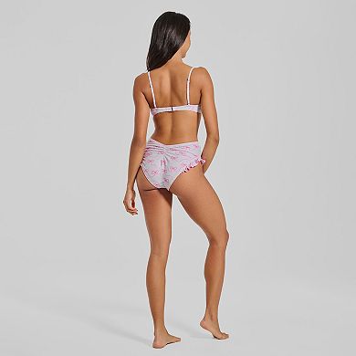 Juniors' Ninety-Nine Merrow Edge Underwire Swim Top