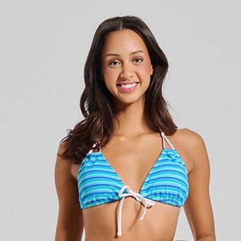 Juniors' Ninety-Nine° Triangle Bikini Swim Top