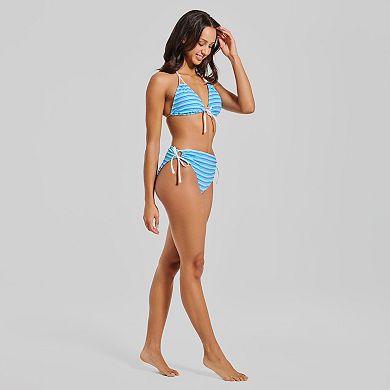 Juniors' Ninety-Nin Triangle Bikini Swim Top